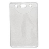 Vertical Vinyl ID Badge Holder (100 Pack)